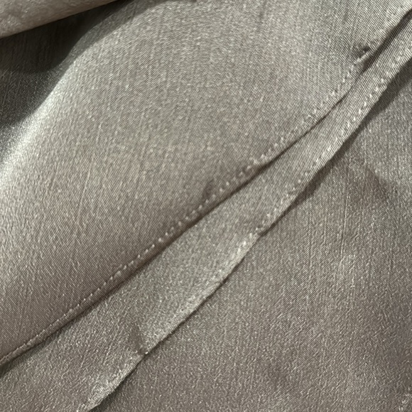 Gorgeous grey/taupe formal gown with matching shawl - Picture 4 of 7